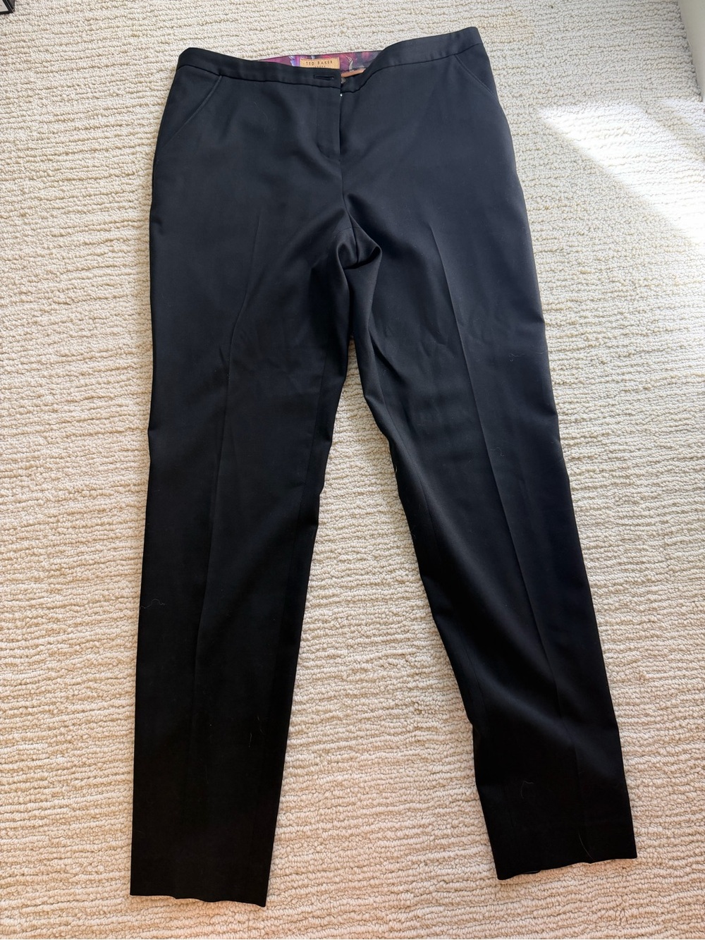 Ted Baker London Black Ankle Length Tailored Pants